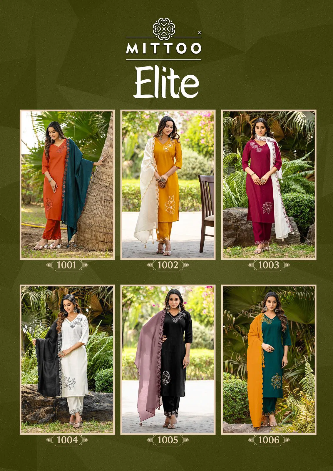 Elite By Mittoo Viscose Weaving Kurti With Bottom Dupatta Wholesalers In Delhi